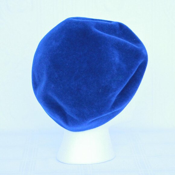 50's 60's Borsalino blue beret - size small - Picture 4 of 5